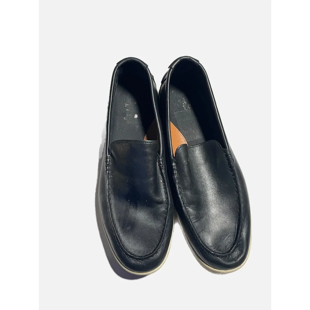 Cole Haan Loafers Mens 13 Black Leather Slip On Casual Dress Moc Toe C216769